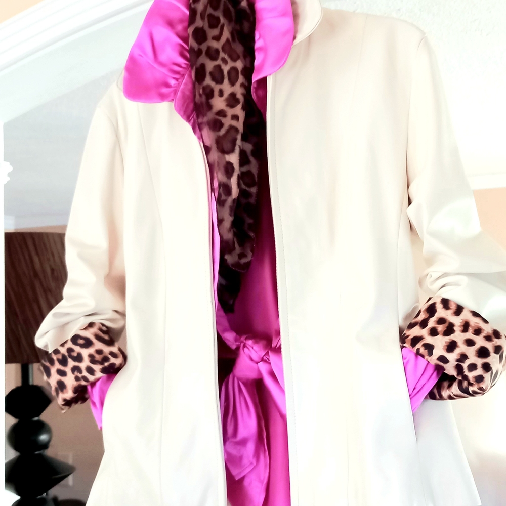 leather& Leopard Jacketđ - Picture 7 of 7
